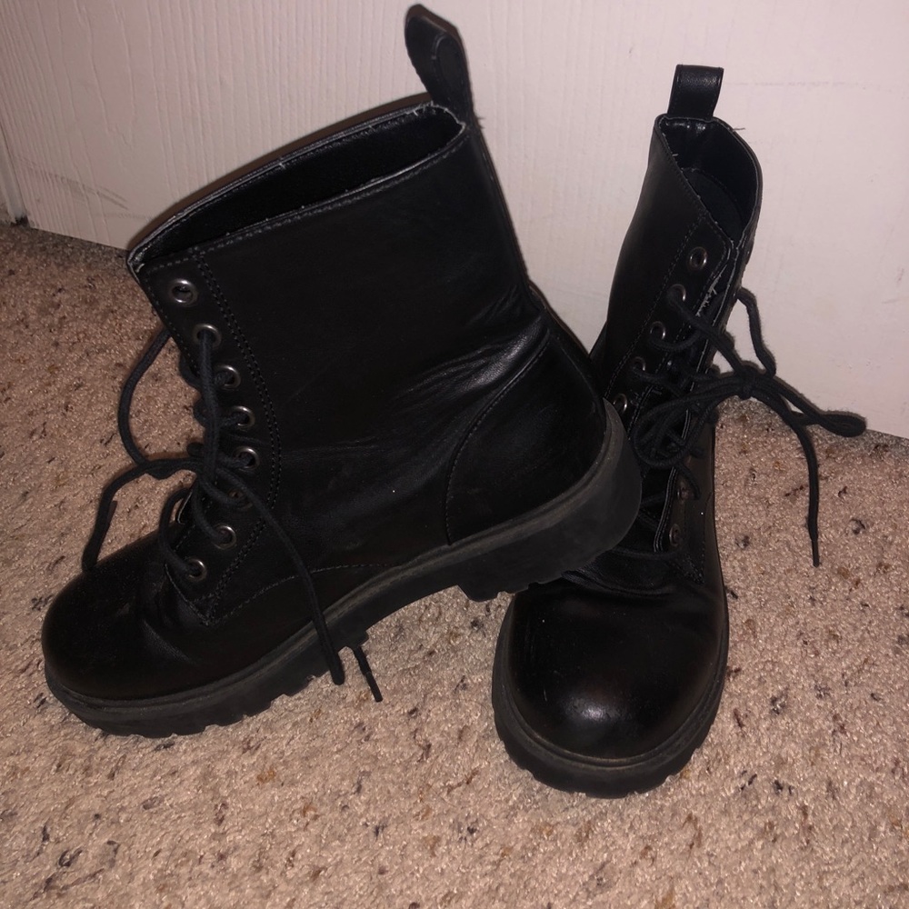 Black Combat Boots